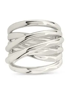 Sterling Silver Rebecca Layered Stacking Ring