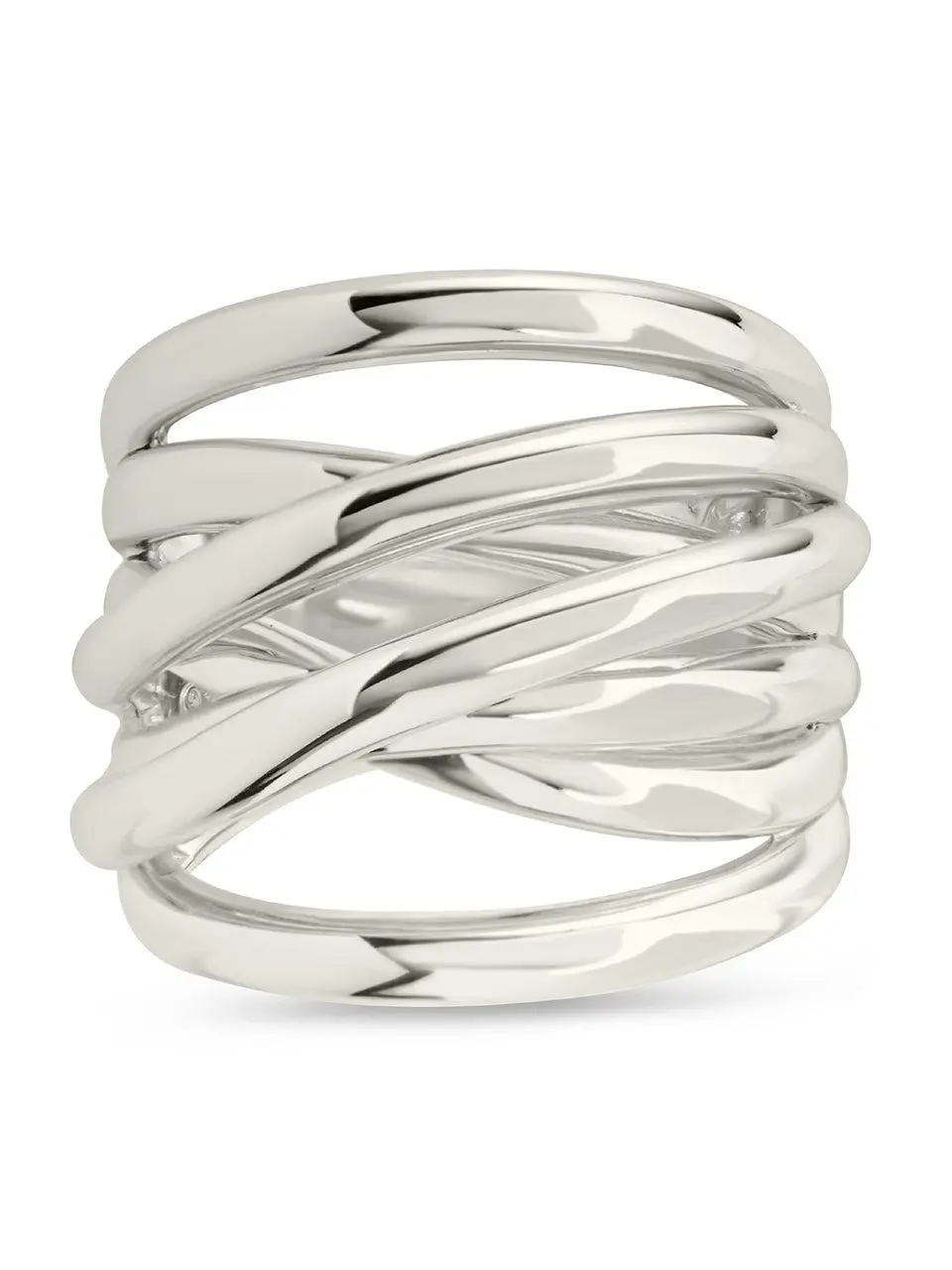 Sterling Silver Rebecca Layered Stacking Ring