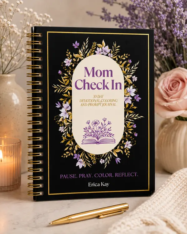 Mom Check In™ 30-Day Devotional & Coloring Journal