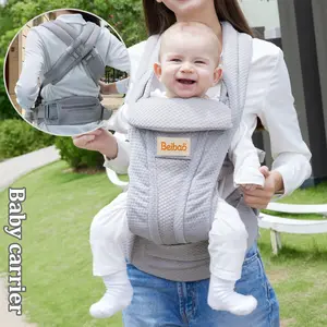 Baby Carrier Newborn to Toddler (7-30 Lbs), Adjustable Shoulder Straps, Breathable Mesh Fabric, Kangaroo Style Baby Backpack