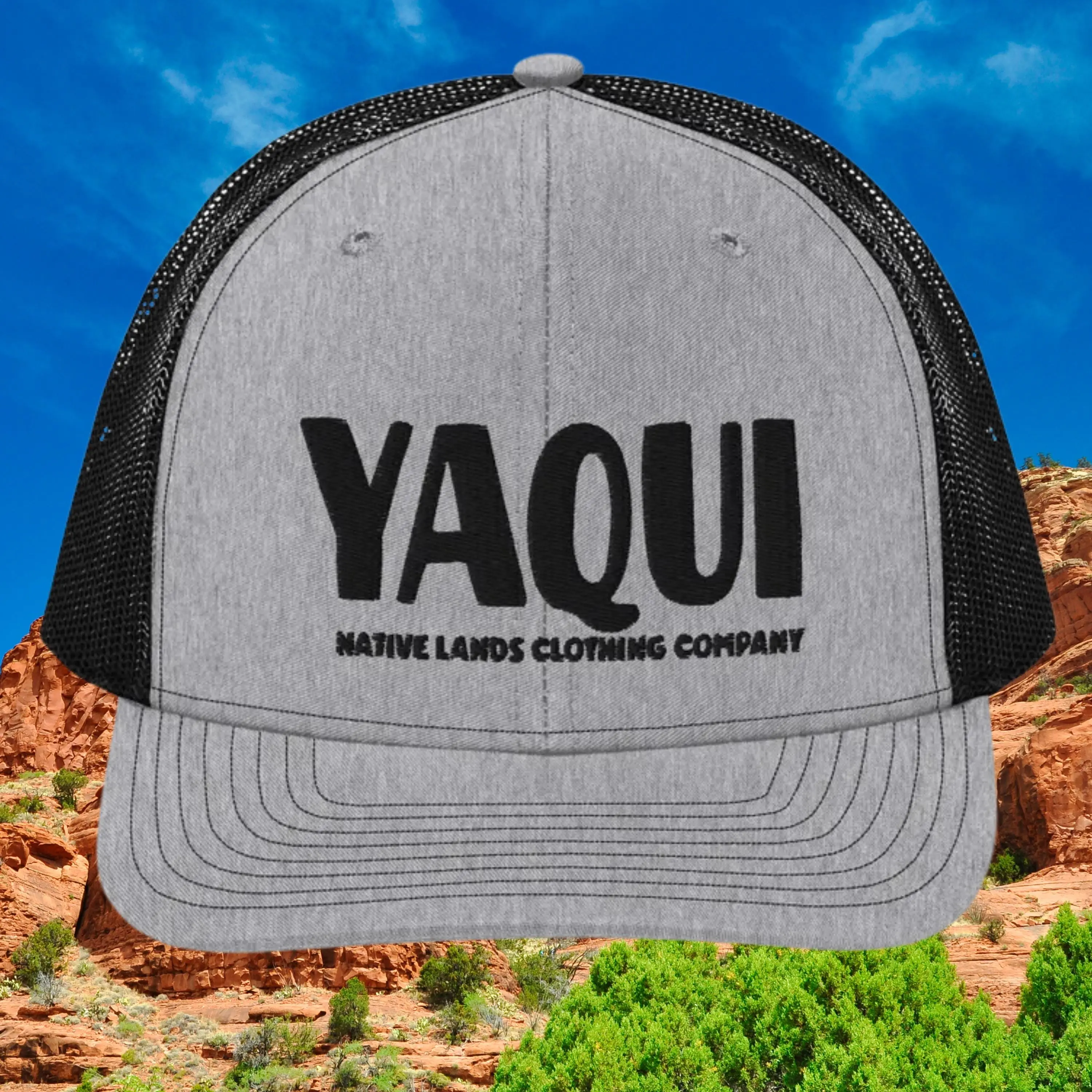 Yaqui Tribe Trucker Cap Embroidered Native American