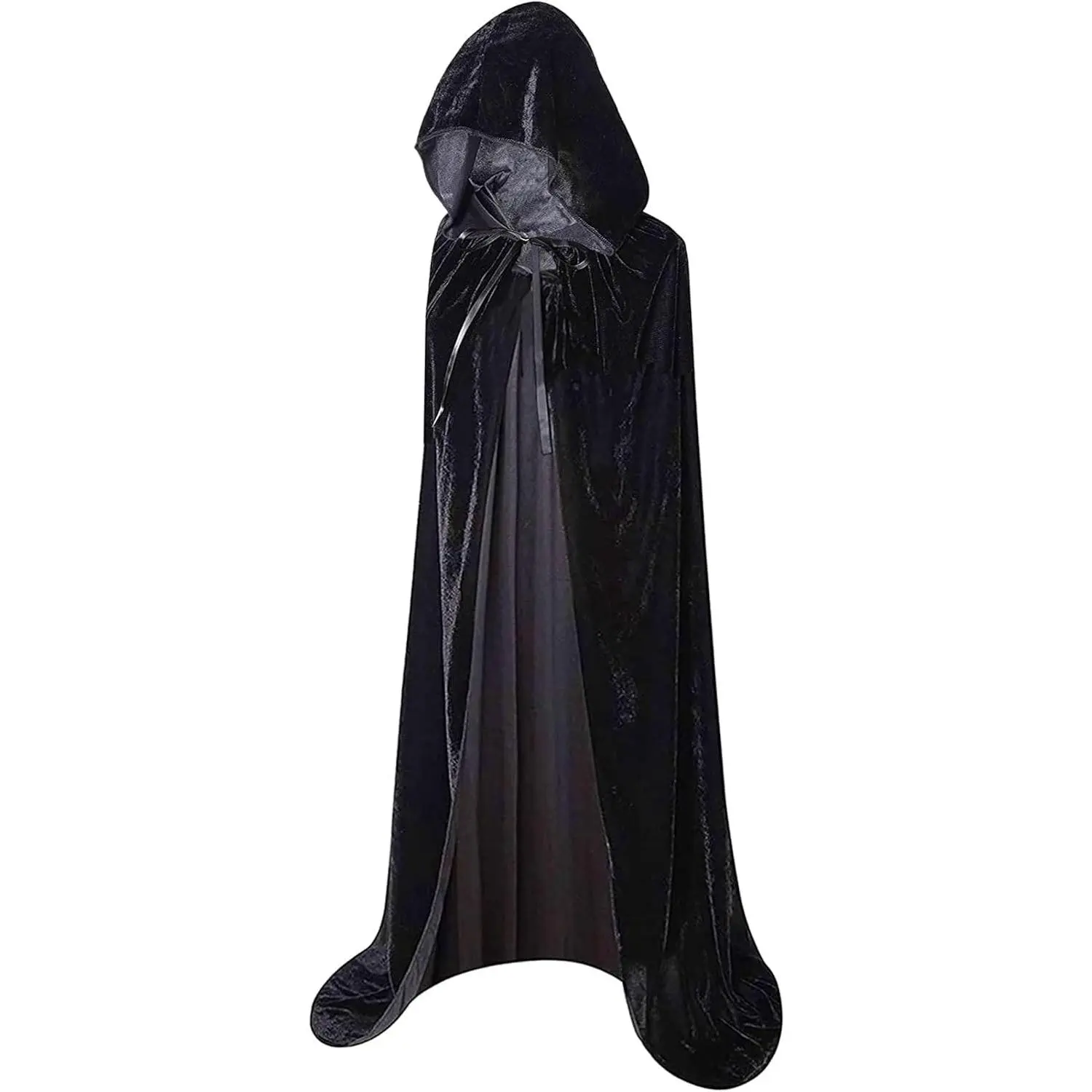 Hooded Cloak Long Cape for Christmas Halloween Cloak Costumes Hooded Cape Masquerade Dress Up Hooded Cloak Long Cape for Christmas Halloween Cloak Costumes Hooded Cape Masquerade Dress Up