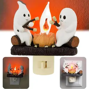 This Ghost Fire Lamp is So Creepy Cool  Halloween Vibes Instantly