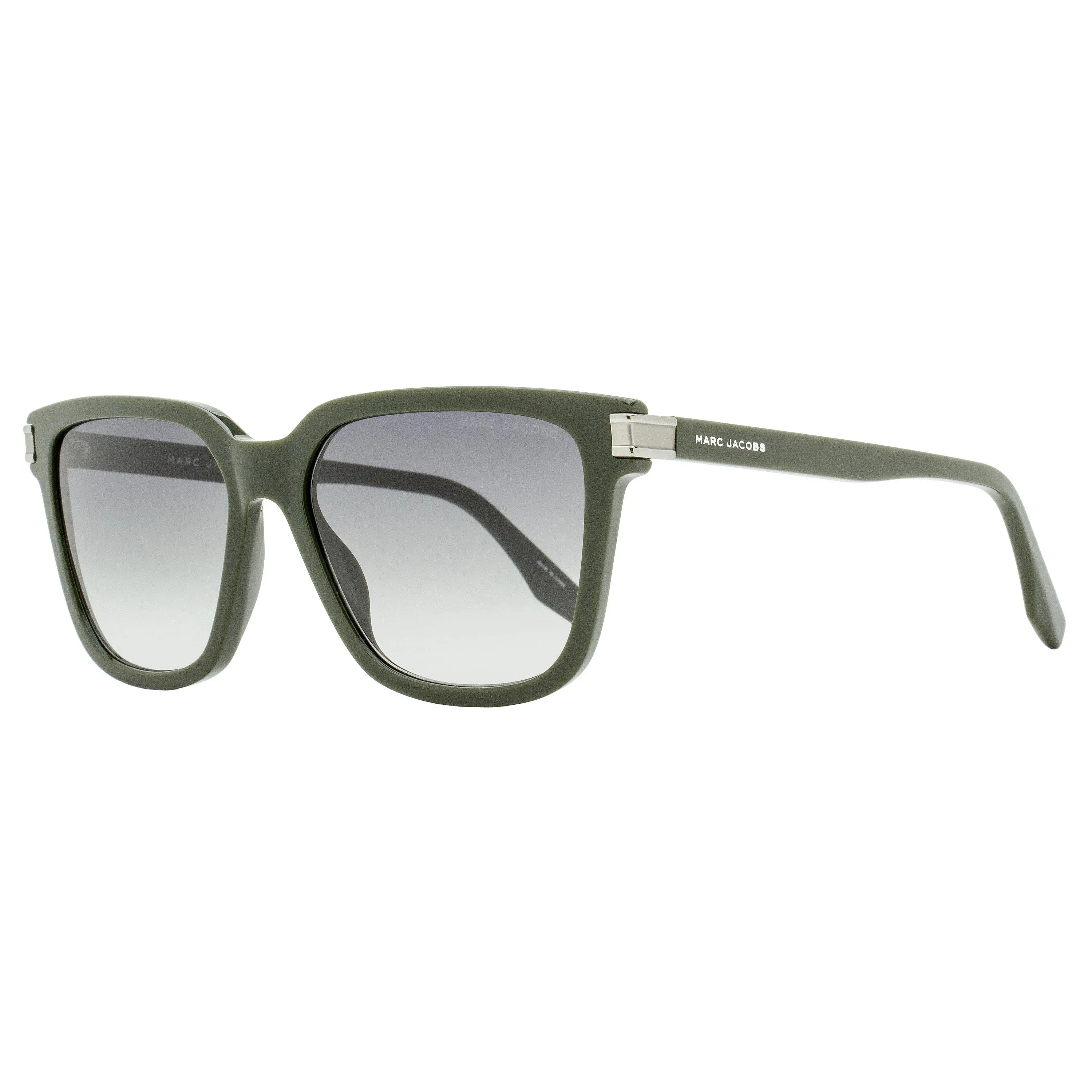 MARC JACOBS Marc 567/S 1ED9O Men's Eyewear Fashion Soft Square Sunglasses, Injection Plastic & Metal Frame, Metal Accent Hinges, 100% UV Protection, Forest Green, 57mm, Logo Detailing