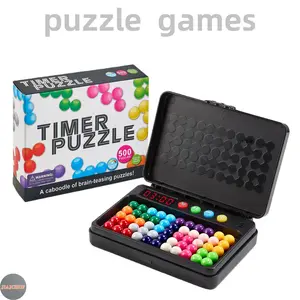 Jiajchuf 3D Puzzle Pyramid Brain Teaser Game, Logic Thinking Toy for Kids & Adults, Challenging Iq Educational Gift for Family Fun, Box