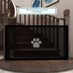 【Clearance Deal】Pet safety Gate, pet isolation and protection door fence, indoor outdoor gate easy install stair barrier for pers halloween sturdy