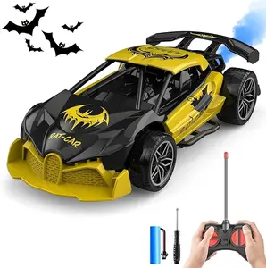 Carox Remote Control Car- Cool Mini 1:24 scale KidsCar , rechargeable battery, lights, dream spray Toys ,best gift for boys/girls on Christmas and Birthday
