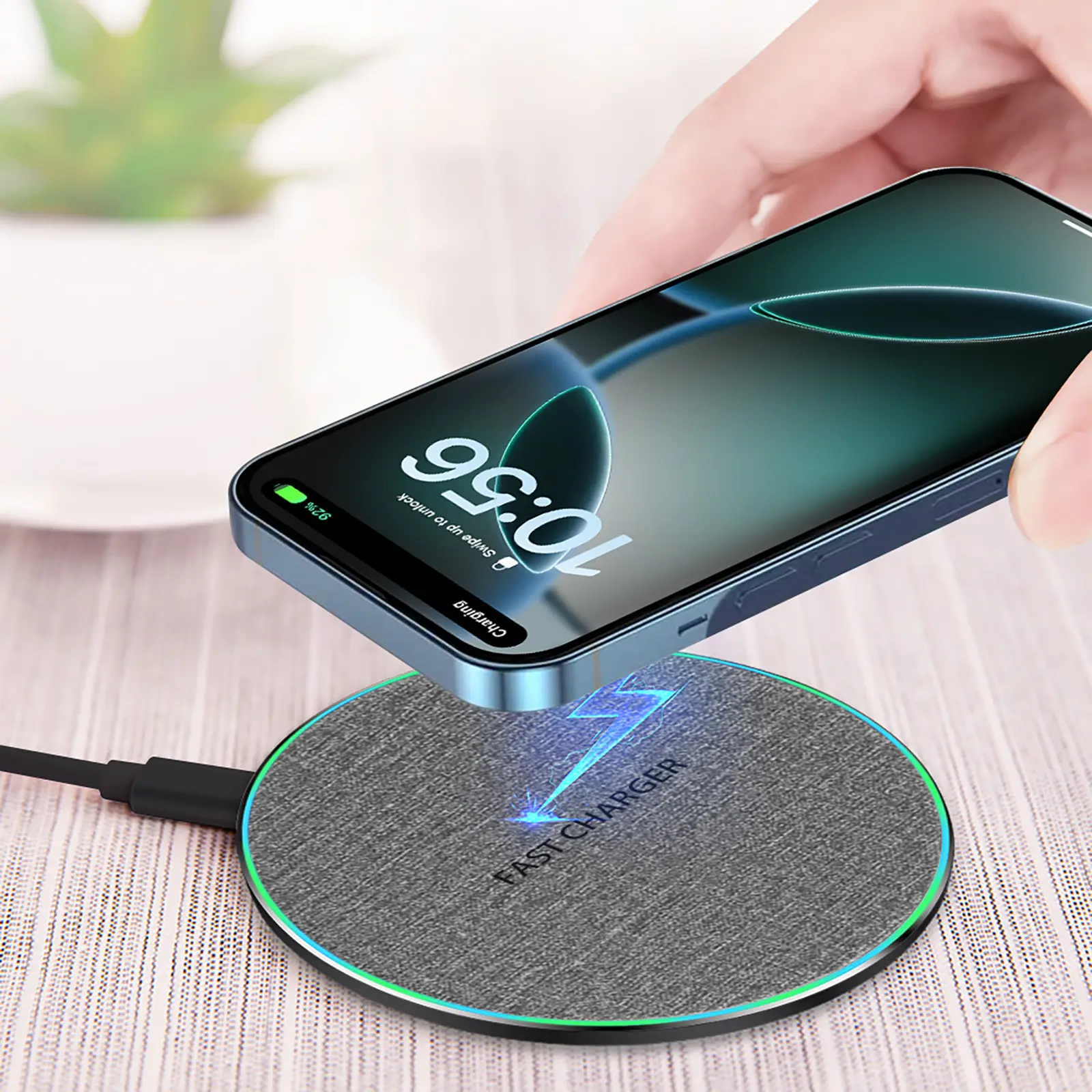 20W Wireless Charger Fast Wireless Charging Pad for iPhone 17/16//15/14/13/12/11/X/AirPods;Phone Wireless Charge Mat for Samsung S25/S24/S23/Galaxy Buds Cellphone Electronic summerwins summerwins