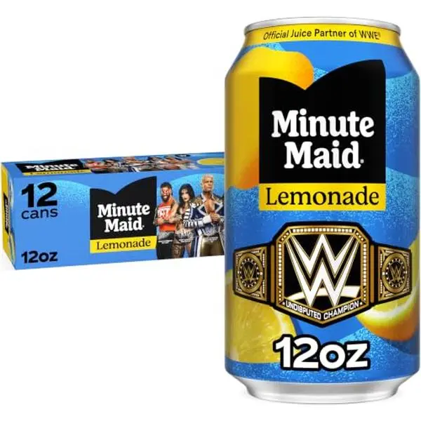 Minute Maid Lemonade, 12 Oz, Pack Of 12