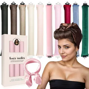 Viral Heatless Curling Rod – Lazy Girl Overnight Curls, No Heat Damage Soft Waves, Effortless Salon-Style Hair While You Sleep