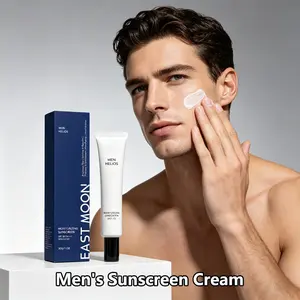 Men's Moisturizing Sunscreen Cream, Protects Facial Skin, Refreshing Summer SPF Lotion, Essential Daily Protection for Men