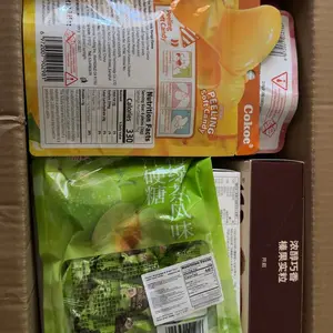 Bite Me Asia Snack Box with 15 Full-Sized Items Including Beverages Potato Chips Biscuits Bread and Candies