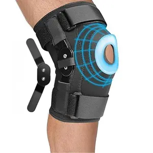 Knee Brace with Side Stabilizers & Patella Gel Pads for Maximum Knee Support for Men and Women, Patellar Knee Brace, Knee Sleeve