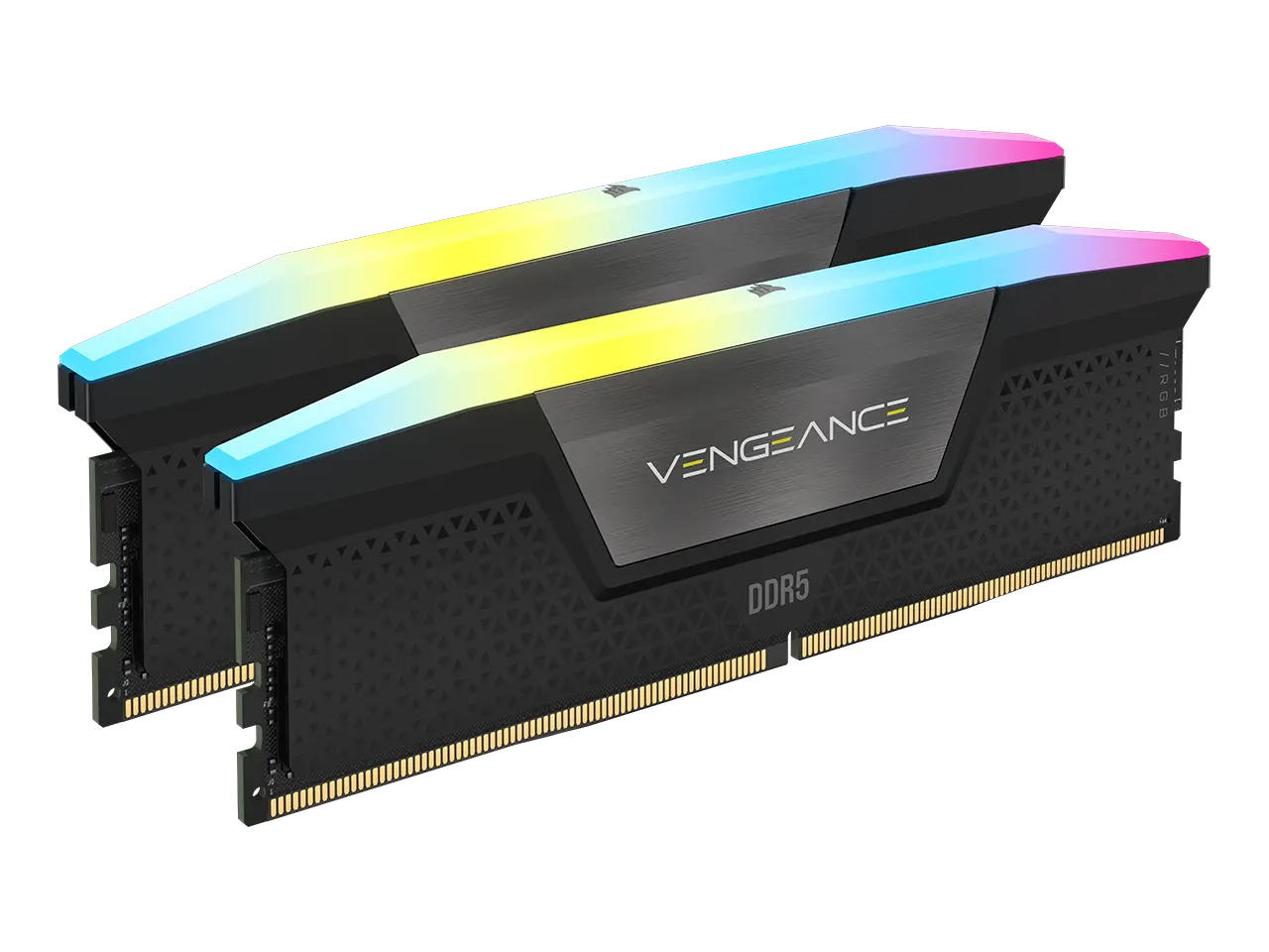 CORSAIR Vengeance RGB 64GB (2 x 32GB) 288-Pin PC RAM DDR5 6400 (PC5 51200) Desktop Memory Model CMH64GX5M2B6400C42