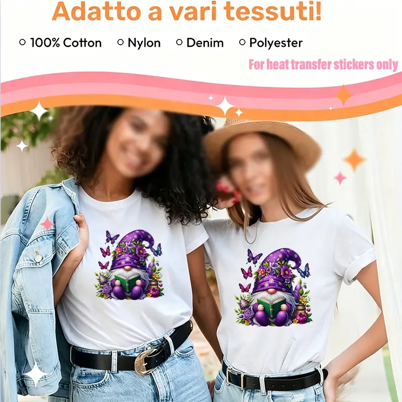 3pcs,heat transfer stickers, iron-on appliqués - suitable for T-shirt making, pillow decoration, backpacks, cushions, pants, sofa covers, etc. - creative and fun printed sticker design