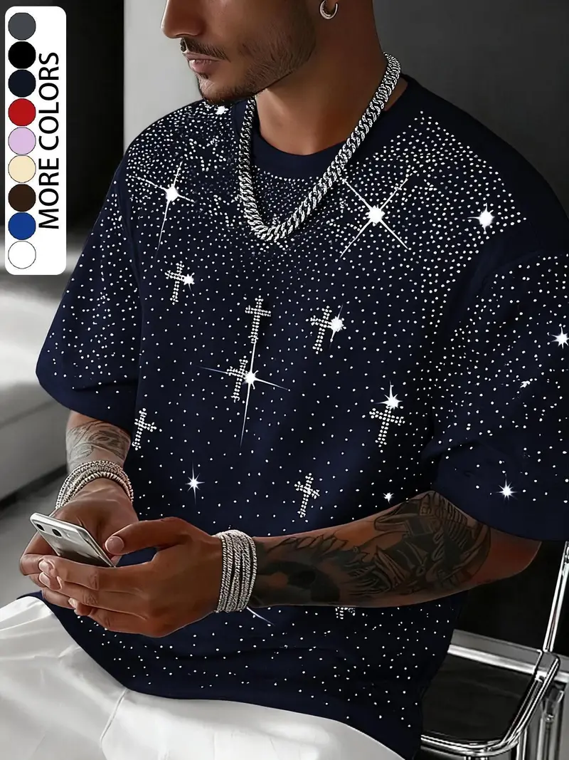 chrome hearts rhinestone shirt - TikTok Shop