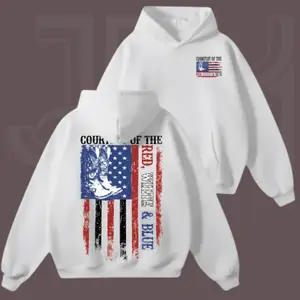 Courtesy Of Red White And Blue 250th Anniversary Flags Shirt, Unisex American Country Music Hoodie For Women And Men