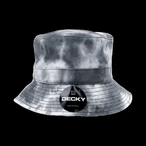 212 MAIN Cotton Fitted Low Crown Tie Dye Bucket Sun Hat for Dogs & Cats - Black, Small & Medium, Daily Wear (Model 7961-PL-BLK-06)
