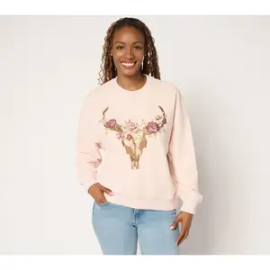 Driftwood Jeans Teddy Crew Neck Pullover - Mesa Rosa