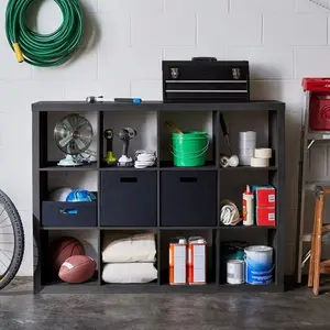 Better Homes & Gardens 12-Cube Storage Organizer, Home Supplies Shelving Unit for Closet, Living Room Organization