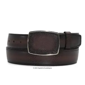 Men's Western 1.5" Brown Leather Belt-M320