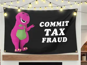 Commit TAX Fraud Funny Flags 3X5 Feet    For Indoor University Dormitory Party Tapestry Art poster