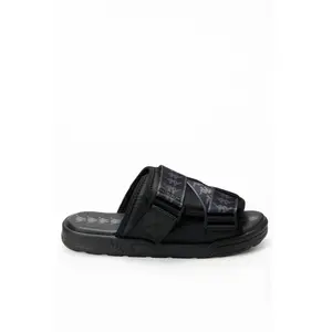 Kappa Men's Black 222 Brand Mitel1 Slide Sandals