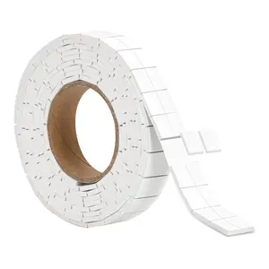 330 PCS Pre Cut Double Sided Adhesive Foam Tape Squares 1/2 X 2/5 Inch for Crafts Arts Sewing Scrapbook DIY Christmas White