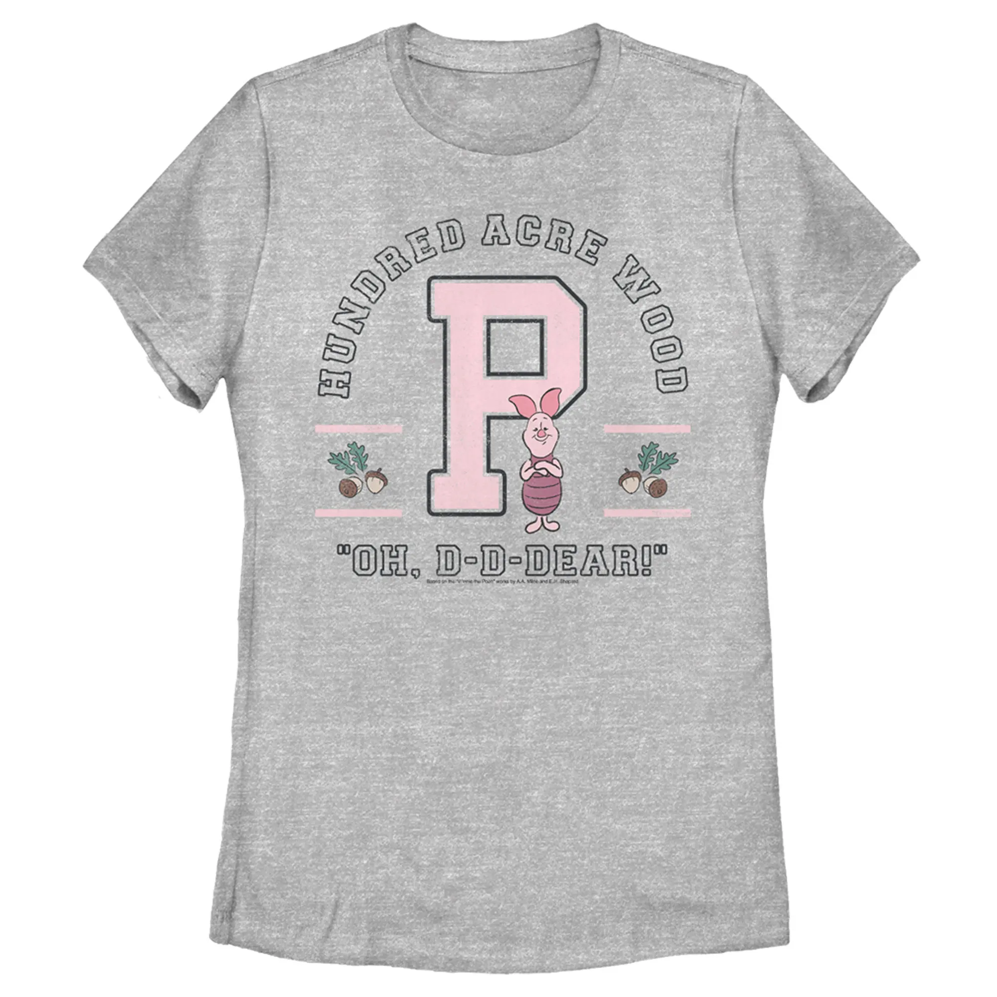 Women's Winnie the Pooh Collegiate Piglet T-Shirt
