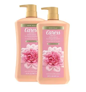 Caress Daily Silk Hydrating Body Wash, White Peach & Orange Blossom, 30 fl. oz., 2 pk. Scent Floral Soap