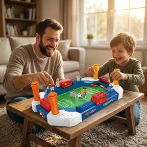 The Ultimate Finger Soccer Battle Game | Fun Family Game Night & Party Challenge Toy | Desktop Mini Foosball Table for Kids & Adults Number Counting Blocks Math Learning Tools