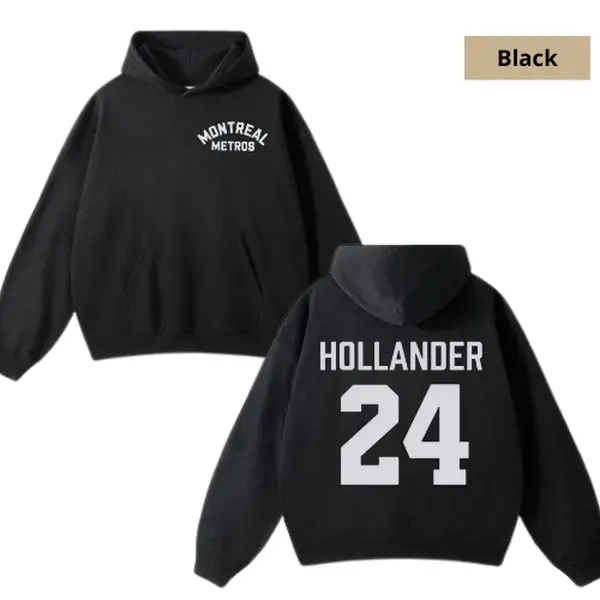 Team Hollander Hoodie, Montreal Metros Sweatshirt, Heated Rivalry Sweater, Shane Hollander Merch
