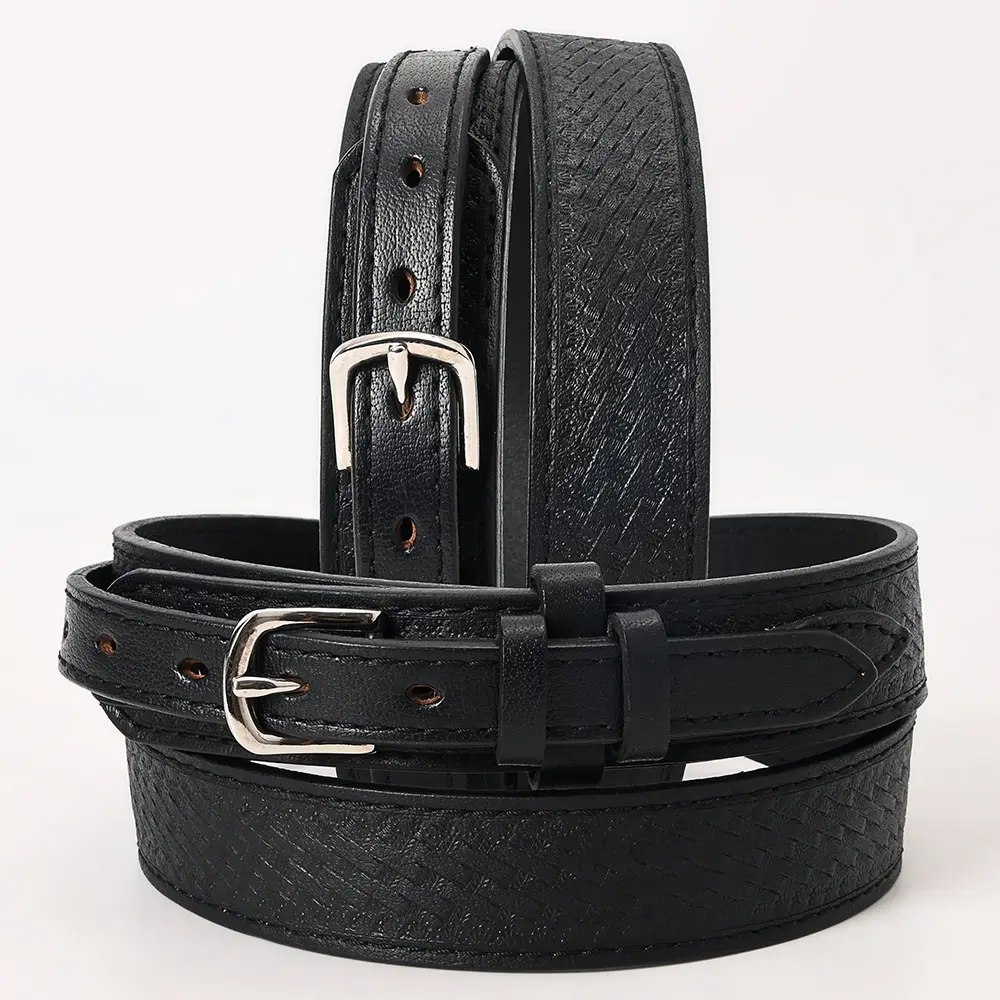 HILASON Western Genuine Leather Belt for Men Women Cowboy Cowgirl Handmade Unisex Full Grain Heavy Duty Tooled Jeans
