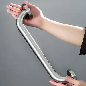 1 Piece or 2 Pieces Outdoor Step Handrails Wall Mounted Grab Bars for Bathroom Safety, Balance Rails for Secure Support