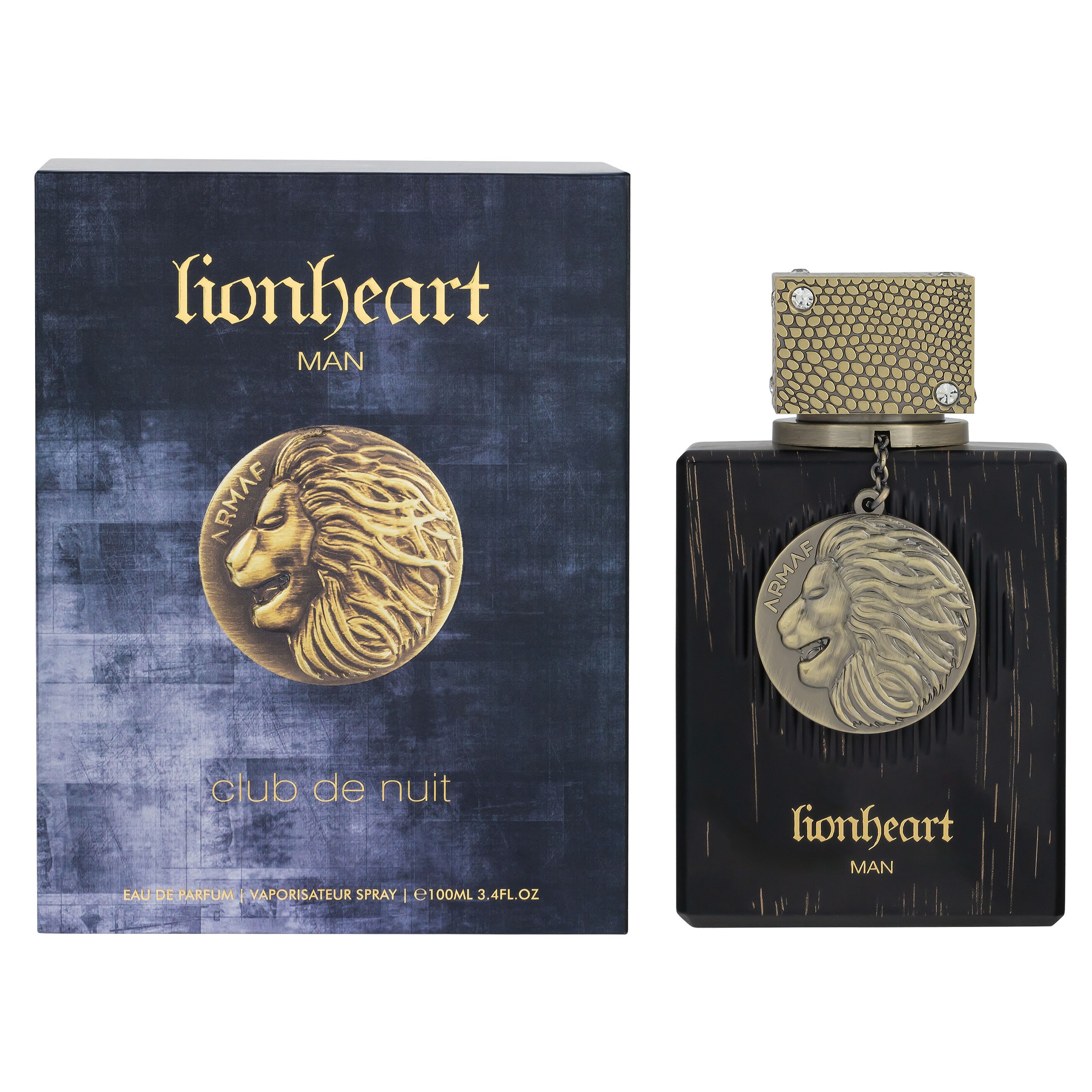 Armaf Club De Nuit Lionheart for Men Eau de Parfum Spray, 3.4 Ounce