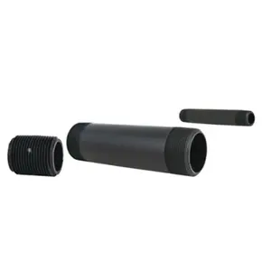 212 MAIN ASTM Listed NSF Certified PVC Plastic Threaded Type 0.75 x 3 in. Sch 80 PVC Threaded Nipple Pipe for Aquatic Fitness Equipment