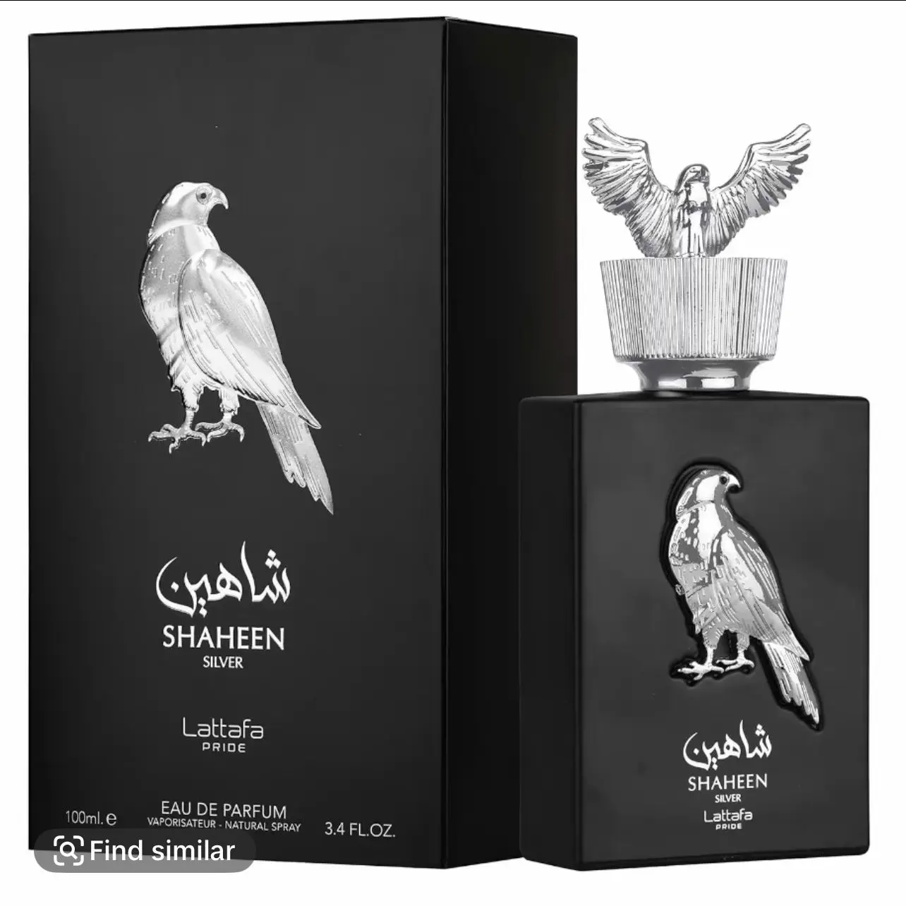 Shaheen Silver Eau de Parfum - Lattafa Pride Limited Edition Fragrance in 3.4 FL OZ Bottle Unisex Khamrah