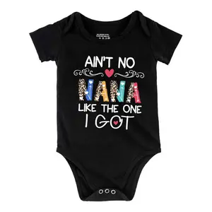 Ain't No Nana Like The One I Got Baby Bodysuit Funny Babys Short Sleeve Onesies Romper for Infant Newborn Boys Girls Soft Casual Outfit with Snap Closures for Easy Diaper Change