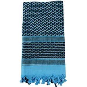 Black/Blue - Shemagh Tactical Desert Keffiyeh Scarf