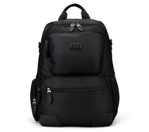 ELLE Voyage Twill and Vegan Leather Backpack