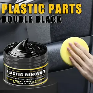 Plastic Repair Kit for Car Interior, Dashboard & Panel Restoration, Moisturizing Cream for Aging Seats, Durable Plastic Care Solution, Interior Car Cleaner