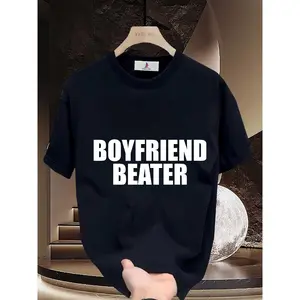 Boyfriend Beater 180g Soft T-Shirt for Family Reunions & Holiday Gifts - Trendy, Comfortable, and Perfect for Birthday Parties & Summer Events