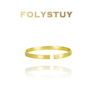 【FOLYSTUY (YNT06)】Women Adjustable Clover Bracelet, Dainty Four-Leaf Design, Fashion Elegant Accessory for Casual Party & Daily Match