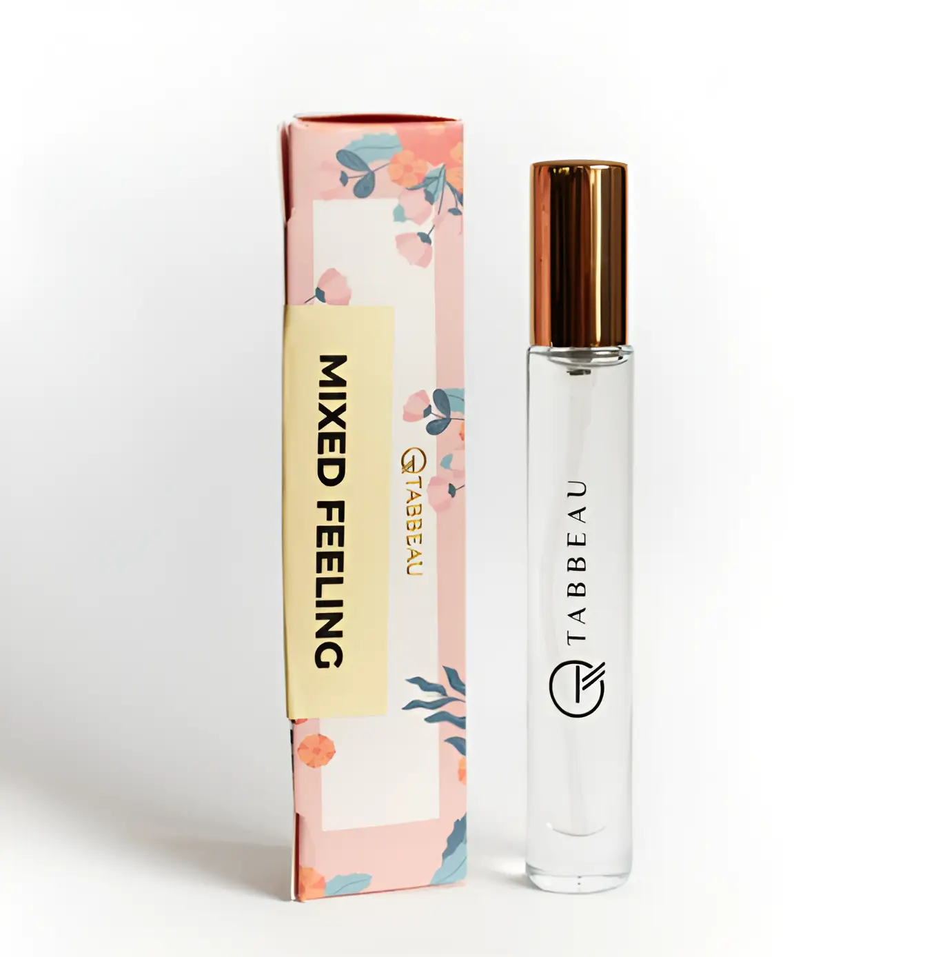MIXED FEELINGS Eau De Parfum - Travel Size 10 ML/0.33 OZ Handmade Unisex Fragrance, Clean & All-Natural Ingredients, Aromatic Long-Lasting Lightweight Scent, Clean/Pocket-Size Longlasting Unisex Fragrance, Clean Unisex Fragrance