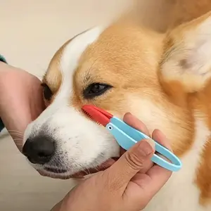 Pet Tear Stain Remover Brush, Soft Eye Cleaning Brush for Cats and Dogs, Fur Grooming Tool, Effective Pet Care Accessory