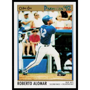Roberto Alomar 1992 O-Pee-Chee Premier #130 Toronto Blue Jays
