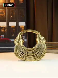 Women's Fashionable Handbag, Casual Solid Color Shoulder Purse for Daily Used, Trendy All-match Commuter Bag, Girl Fashionable Shopping Bag, Elegant Commuter Bag, Fashion Crossbody Handbag