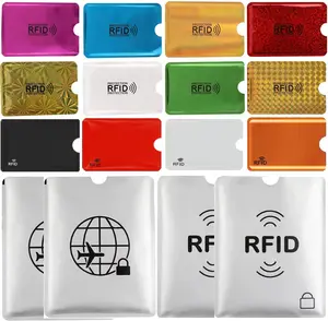 16 RFID Blocking Sleeves Set (12 Colorful Credit Card Protector RFID Blocking Sleeve & 4 RFID Passport Holder). Effectively Protect Your Credit, Debit, and ID Cards From  .