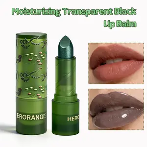 Herorange Halloween Transparent Lipstick, Hydrating Moisturizing Lip Balm, Shimmer Glossy Finish, Stackable Lip Color, Christmas Gift