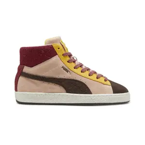 PUMA Womens X Lemlem Suede Mid Lace Up Sneakers Shoes Casual - Beige